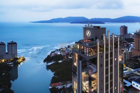 Studio no River View Próximo ao Píer e Mar com Entrega para 2026